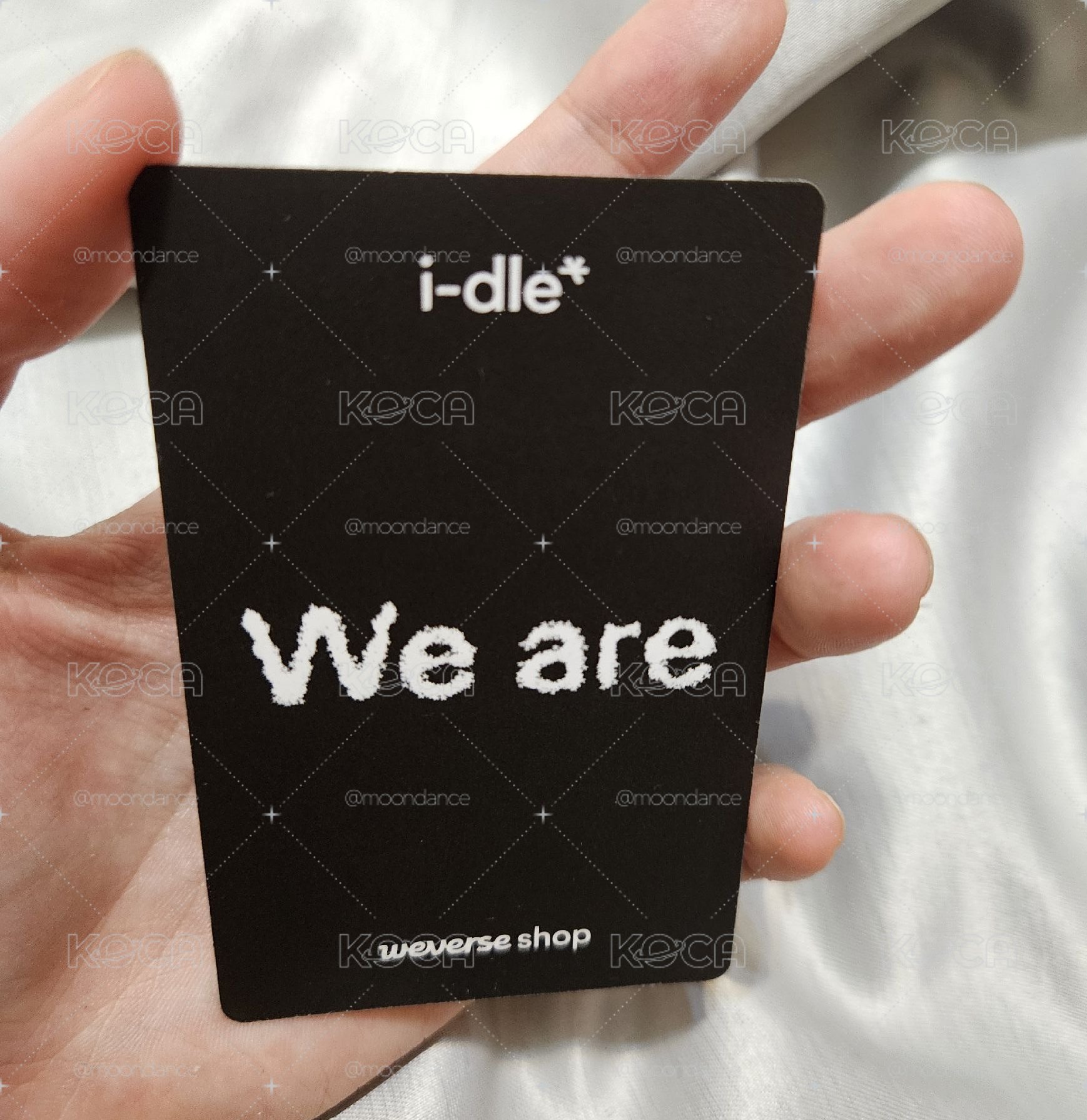 i-dle We Are wvs weverse 預售 特典卡