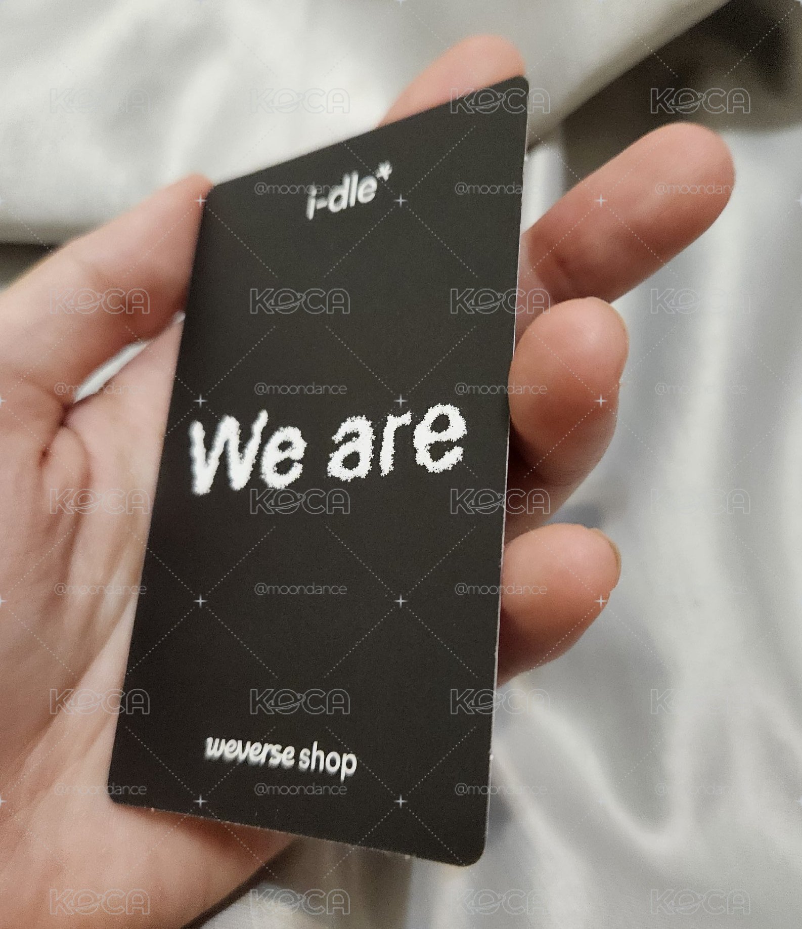 i-dle We Are wvs weverse 預售 特典卡