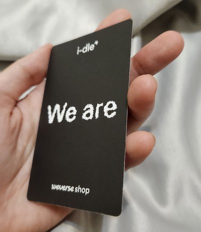 i-dle We Are wvs weverse 預售 特典卡