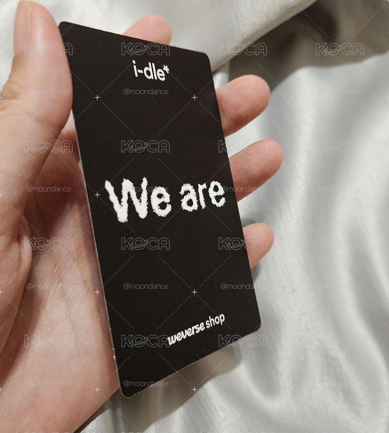 i-dle We Are wvs weverse 預售 特典卡