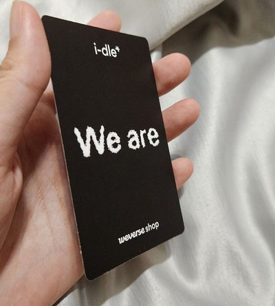i-dle We Are wvs weverse 預售 特典卡