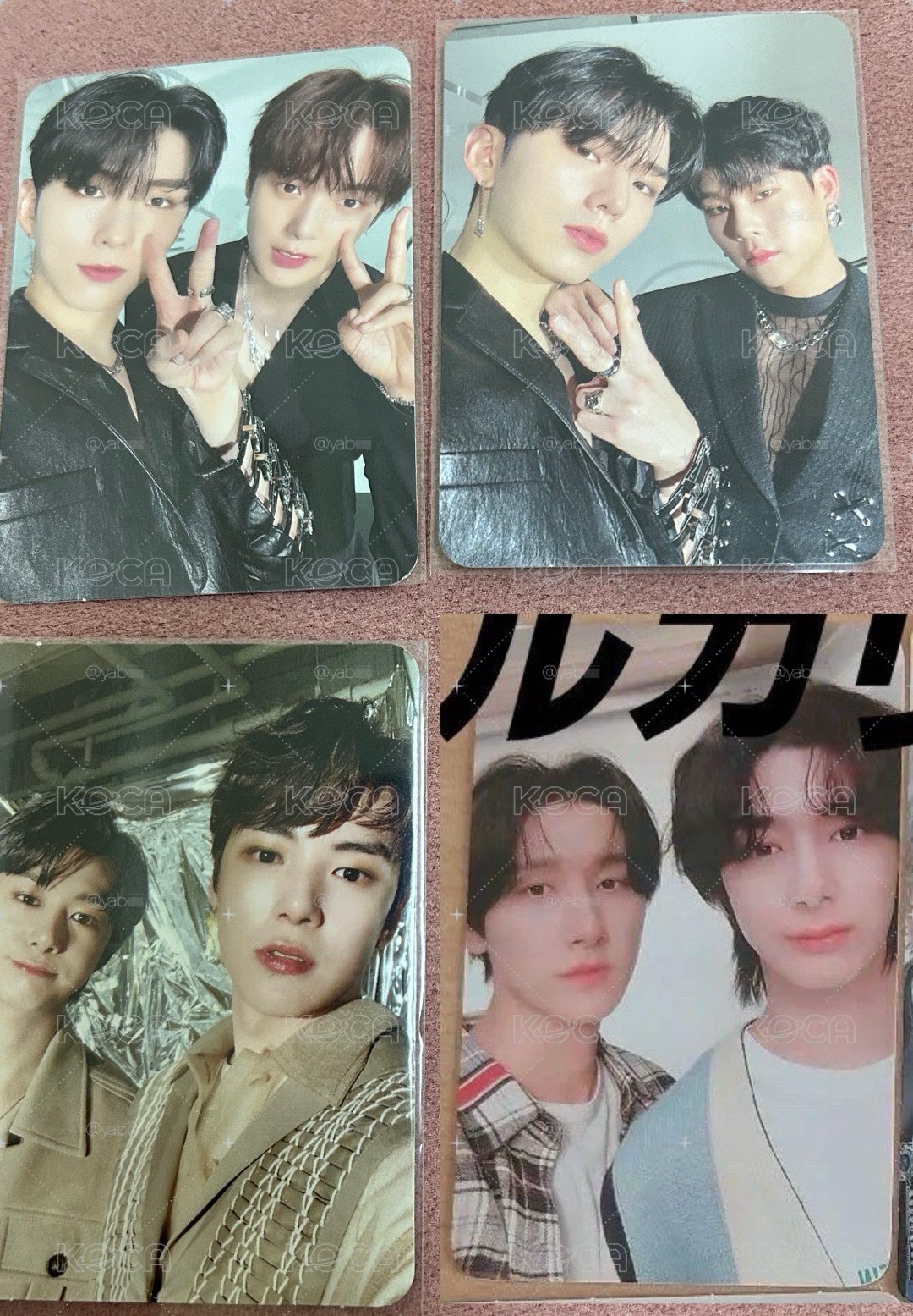 MONSTA X雙人卡*4