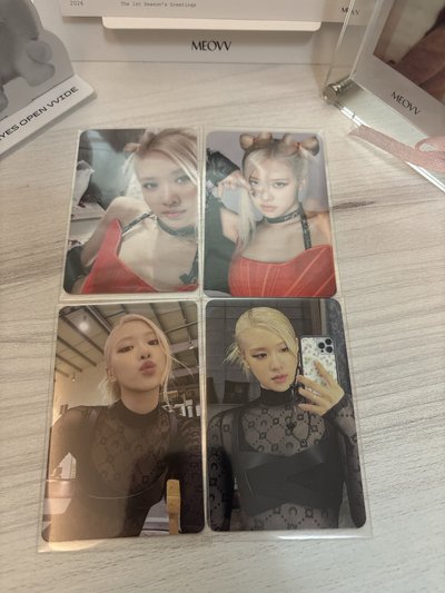 BORN PINK 周邊卡 鐵盒小卡/專輯卡 Digipack B ver./專輯卡 Pink ver.A
