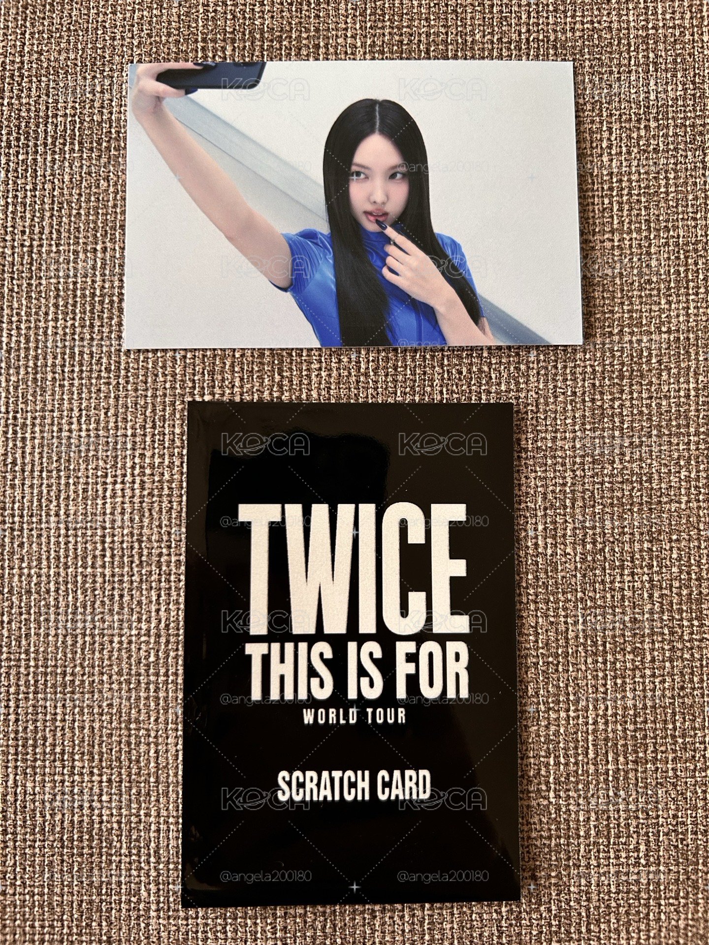 TWICE高雄快閃店刮刮卡 娜璉