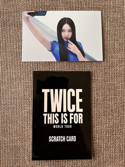 TWICE高雄快閃店刮刮卡 娜璉