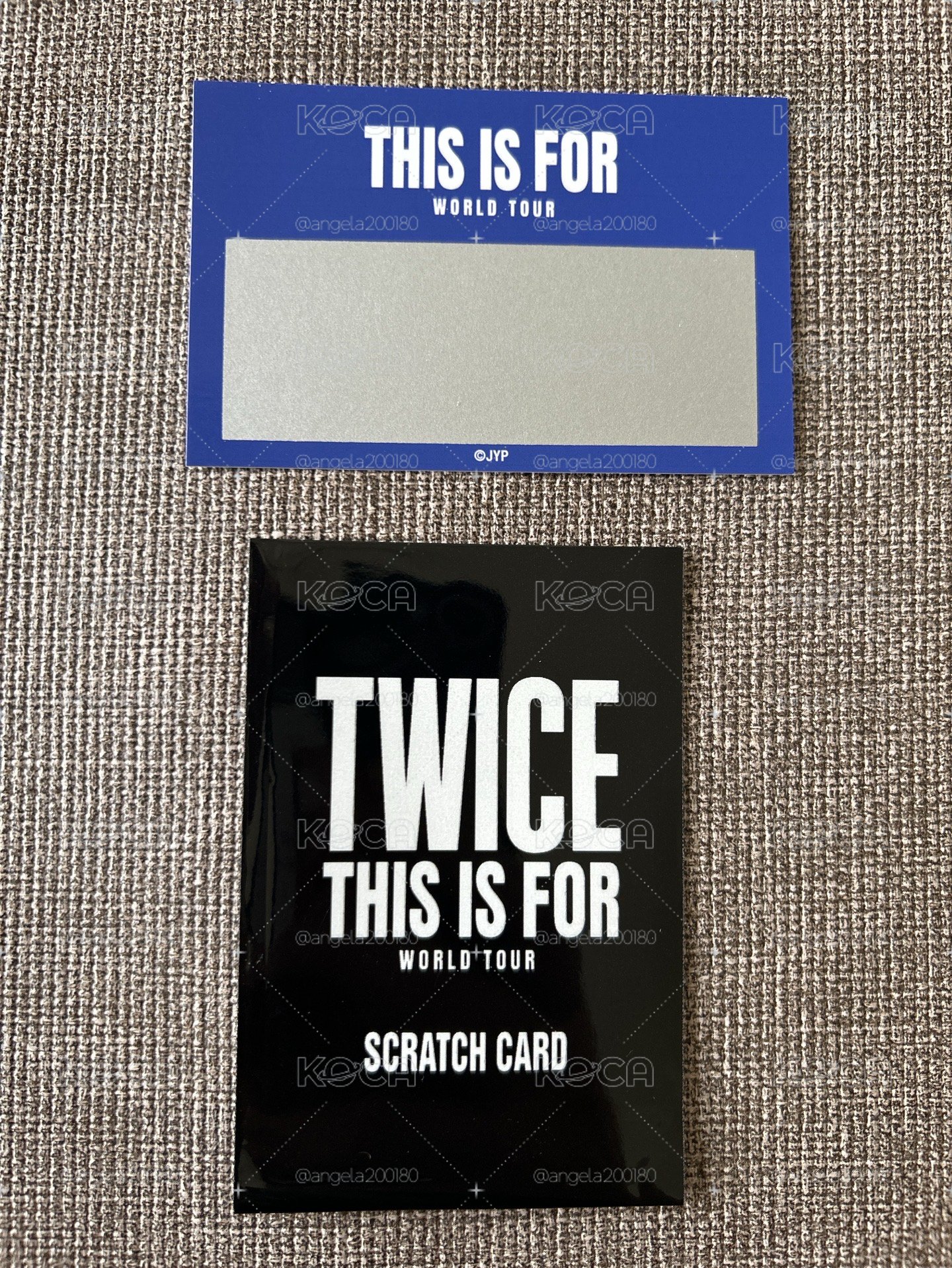 TWICE高雄快閃店刮刮卡 娜璉