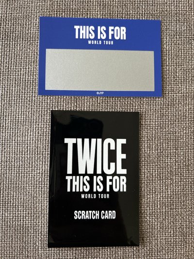 TWICE高雄快閃店刮刮卡 娜璉