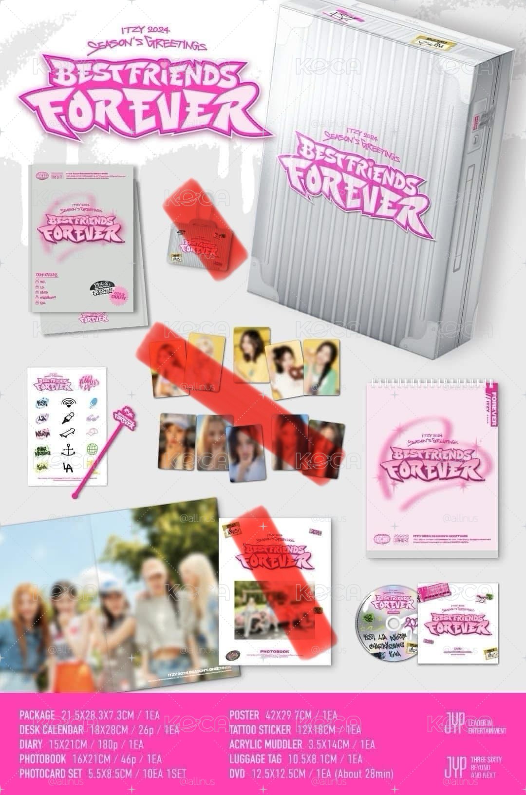 ITZY 2023 BFF 年曆