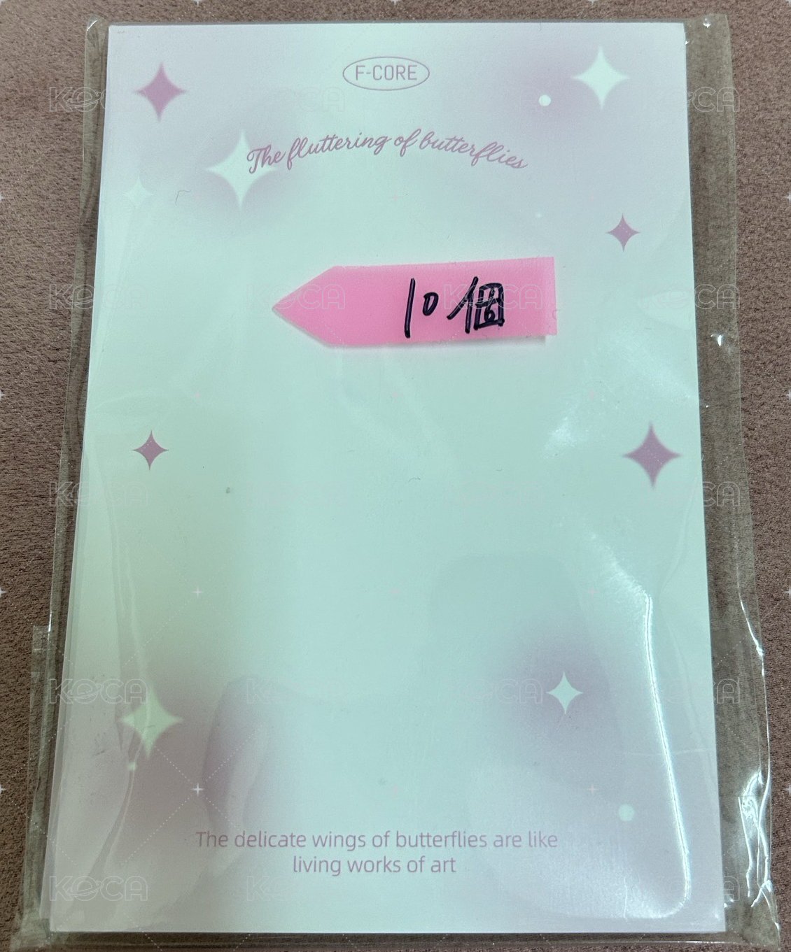 粉色卡背*10