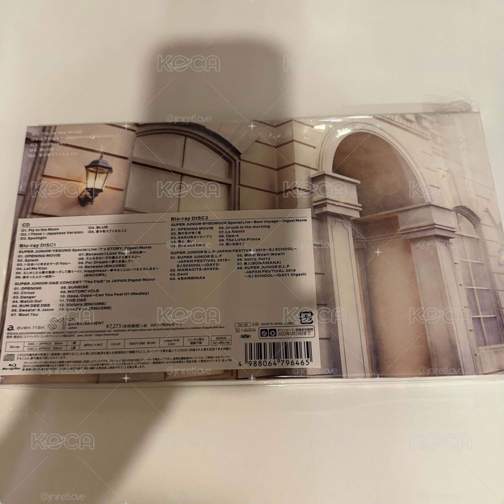 SJ I THINK U 藍光 日本會員盤