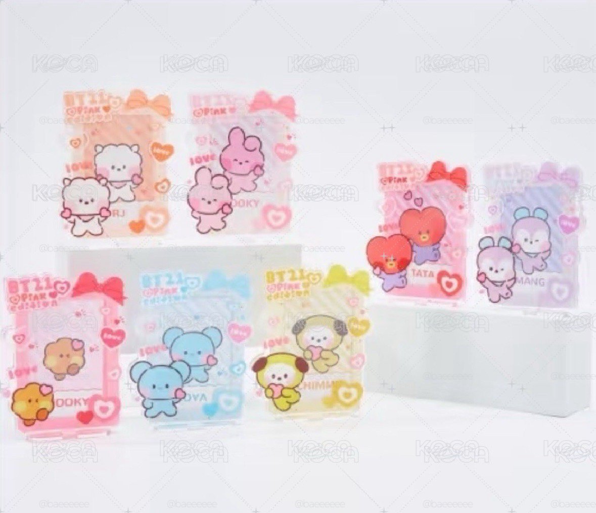BT21 插卡立牌 立牌 Sanfu聯名 告白詩系列 TATA