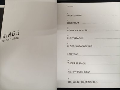 防彈少年團 BTS WINGS 概念寫真書 空專 無隨機卡
