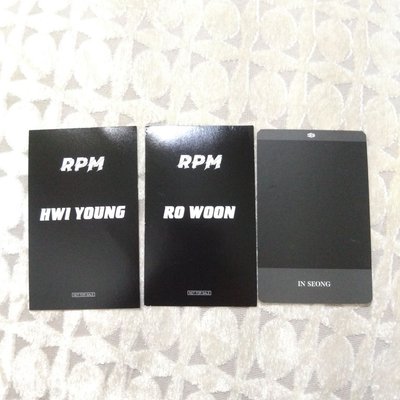 SF9 |  RPM 特典卡盤 三張圖出