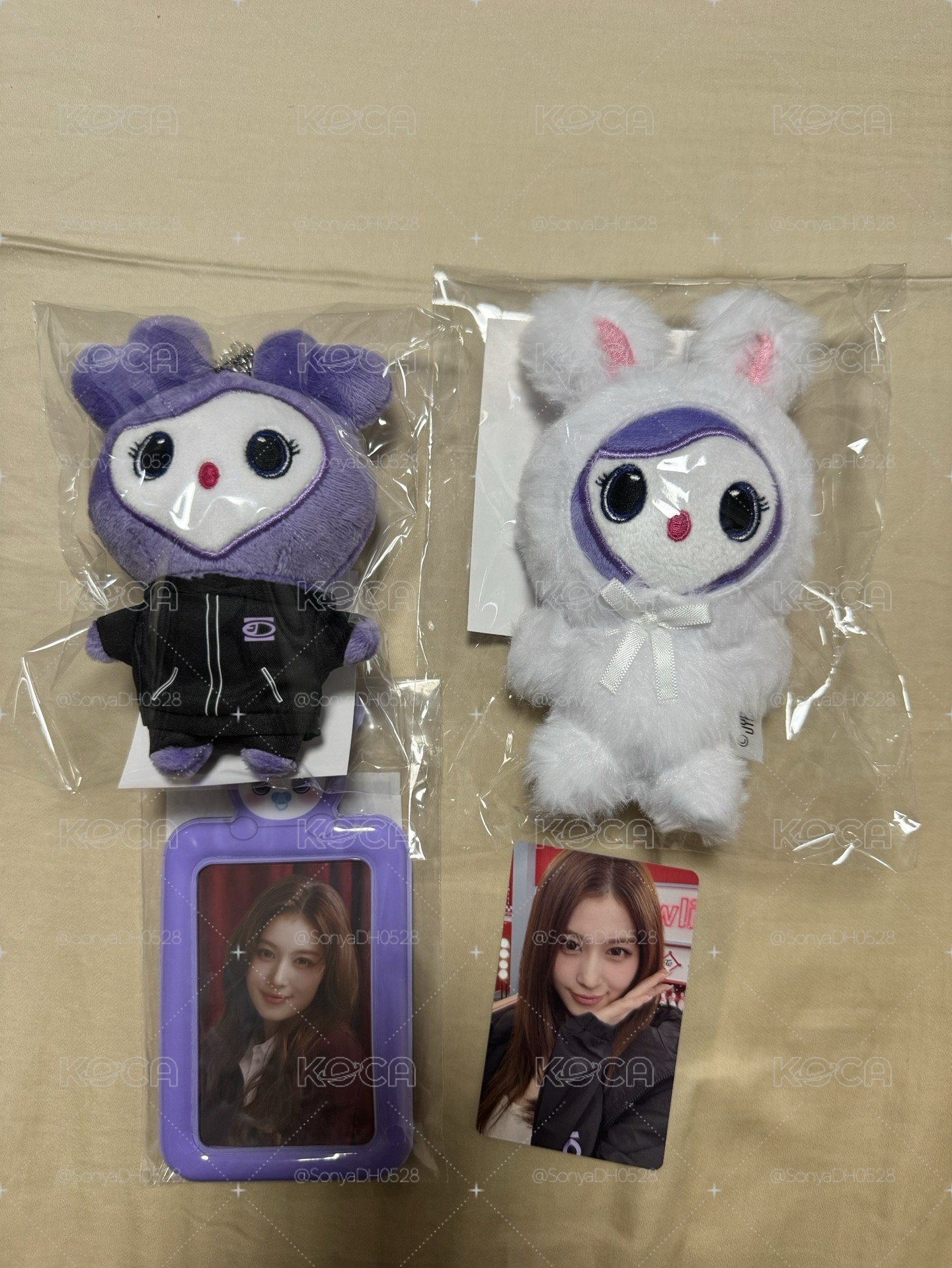 Sana小盤 新國立娃 兔兔娃 Lovely卡套 新國立滿額卡