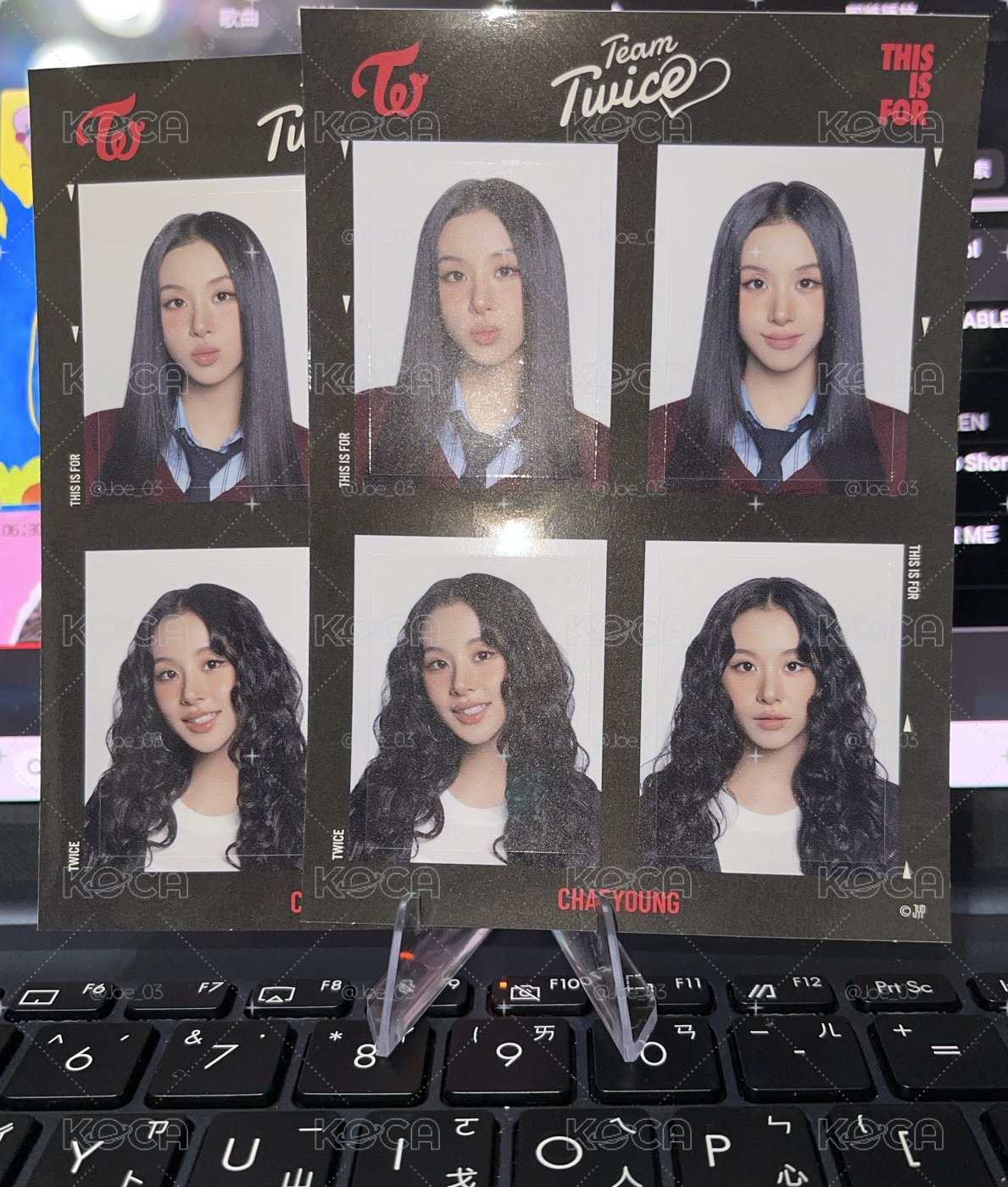 新國立 彩瑛四宮格貼紙