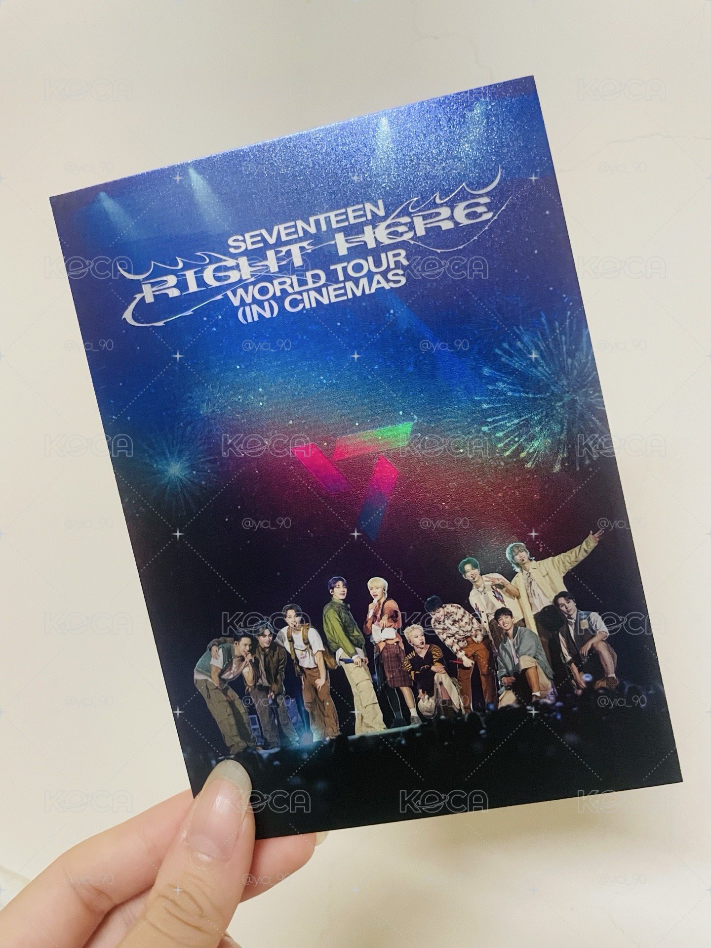 SEVENTEEN RIGHT HERE世巡電影明信片