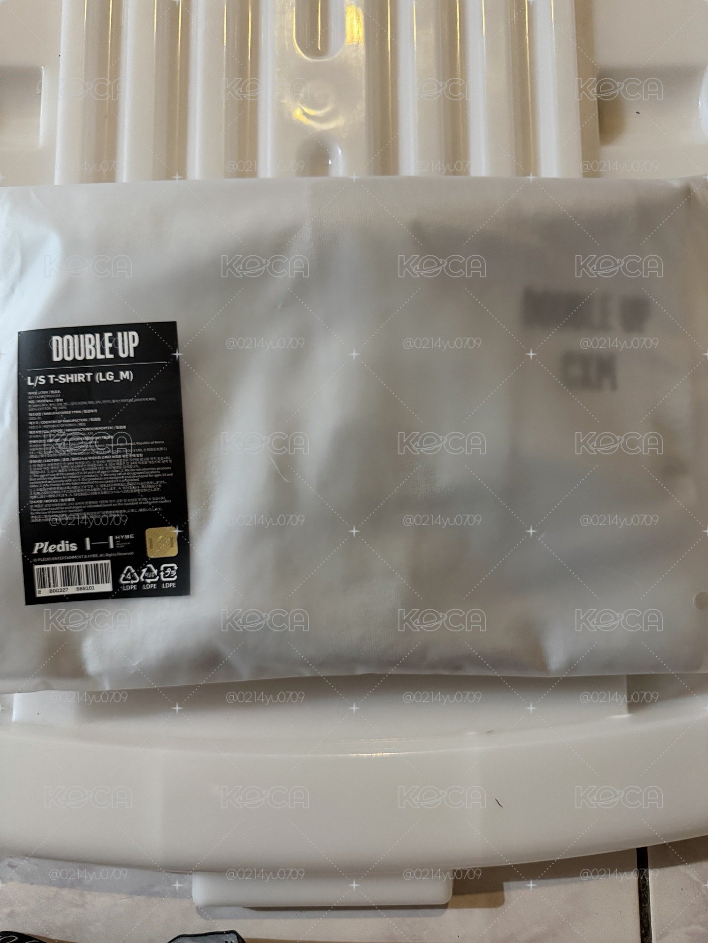 CxM DOUBLE UP 場週 灰色長袖T M號