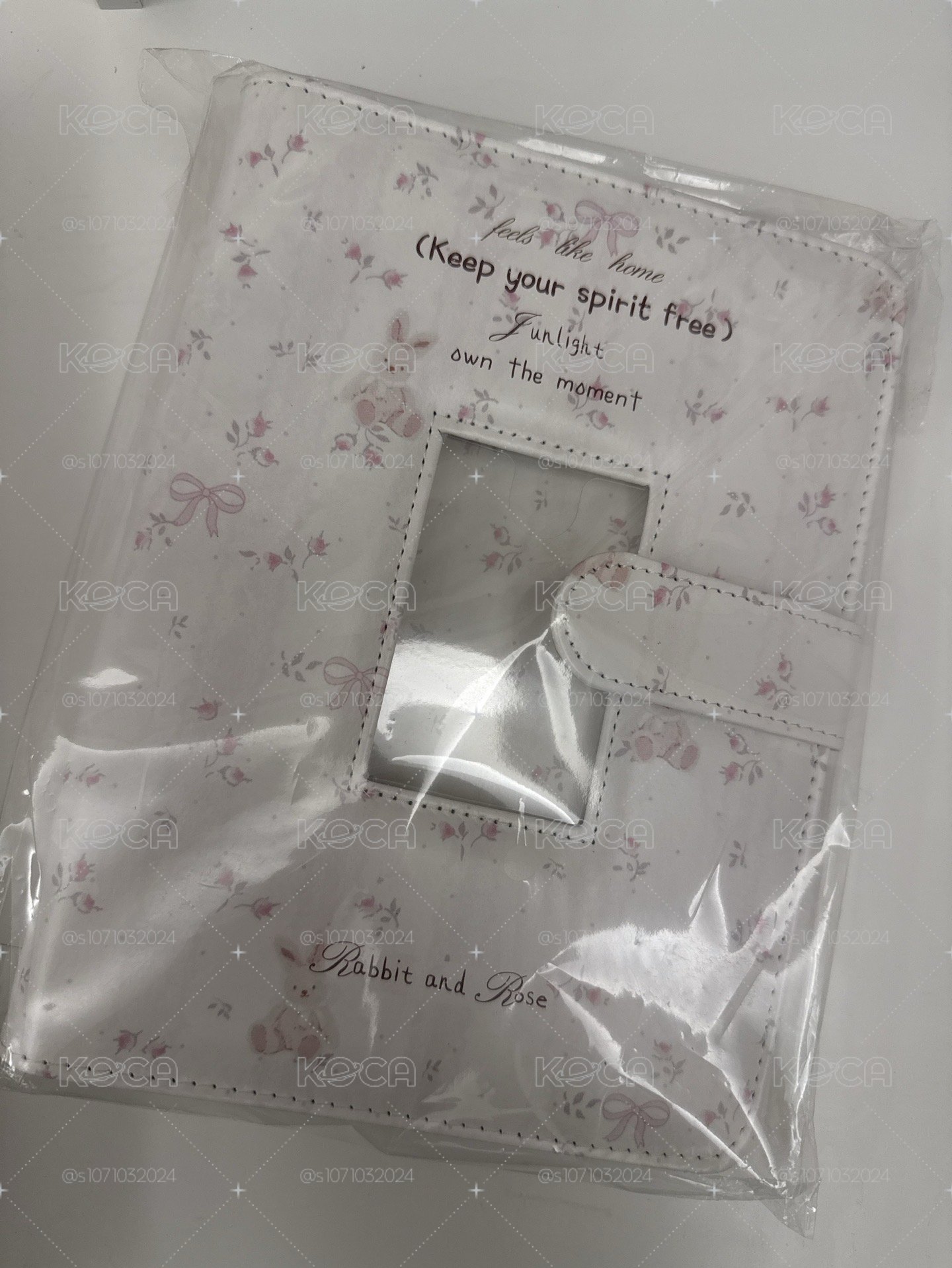 粉白兔子卡冊