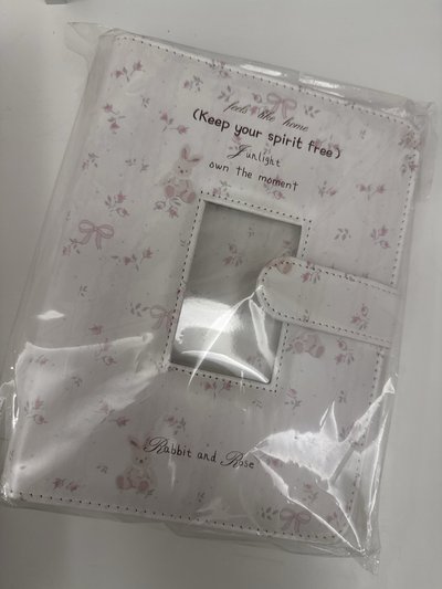 粉白兔子卡冊