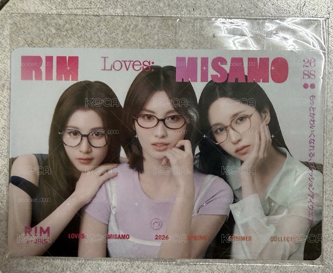 MISAMO JINS限量代言小卡