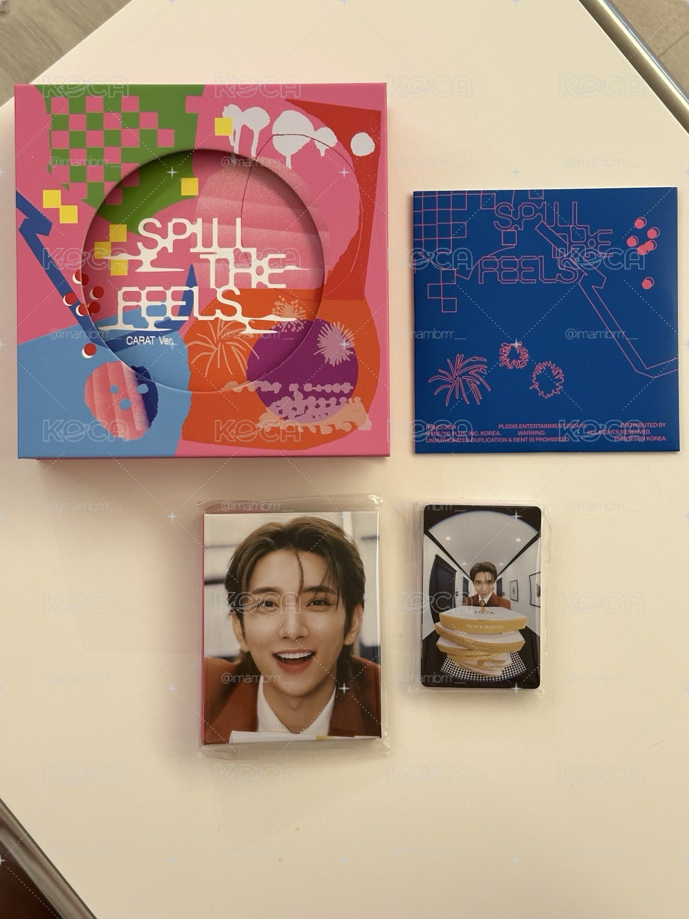 SVT [MINI12:SPILL YOU FEELS] CARAT ver. | 空專 | Joshua 洪知秀
