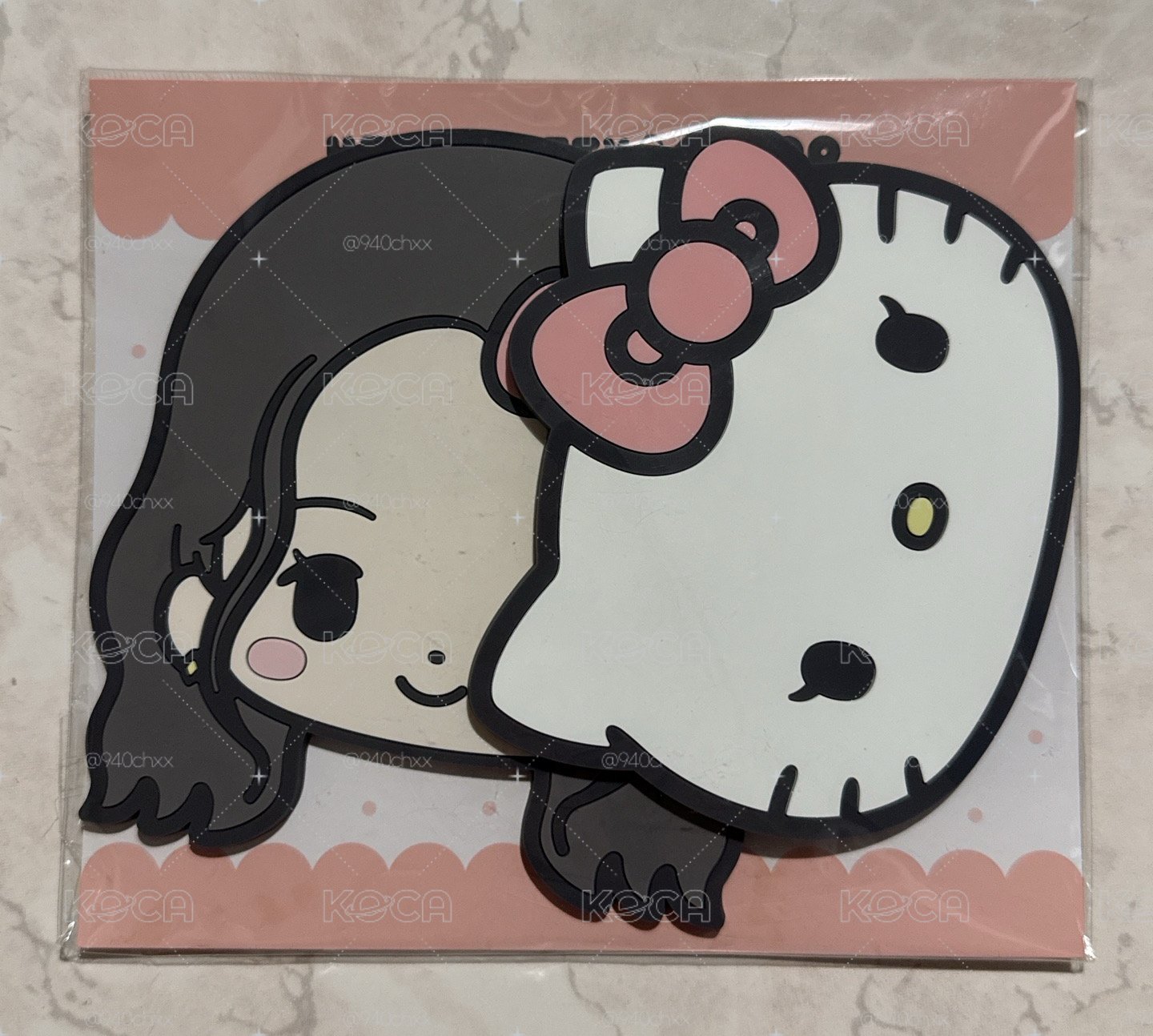 Jisoo x Kitty杯墊