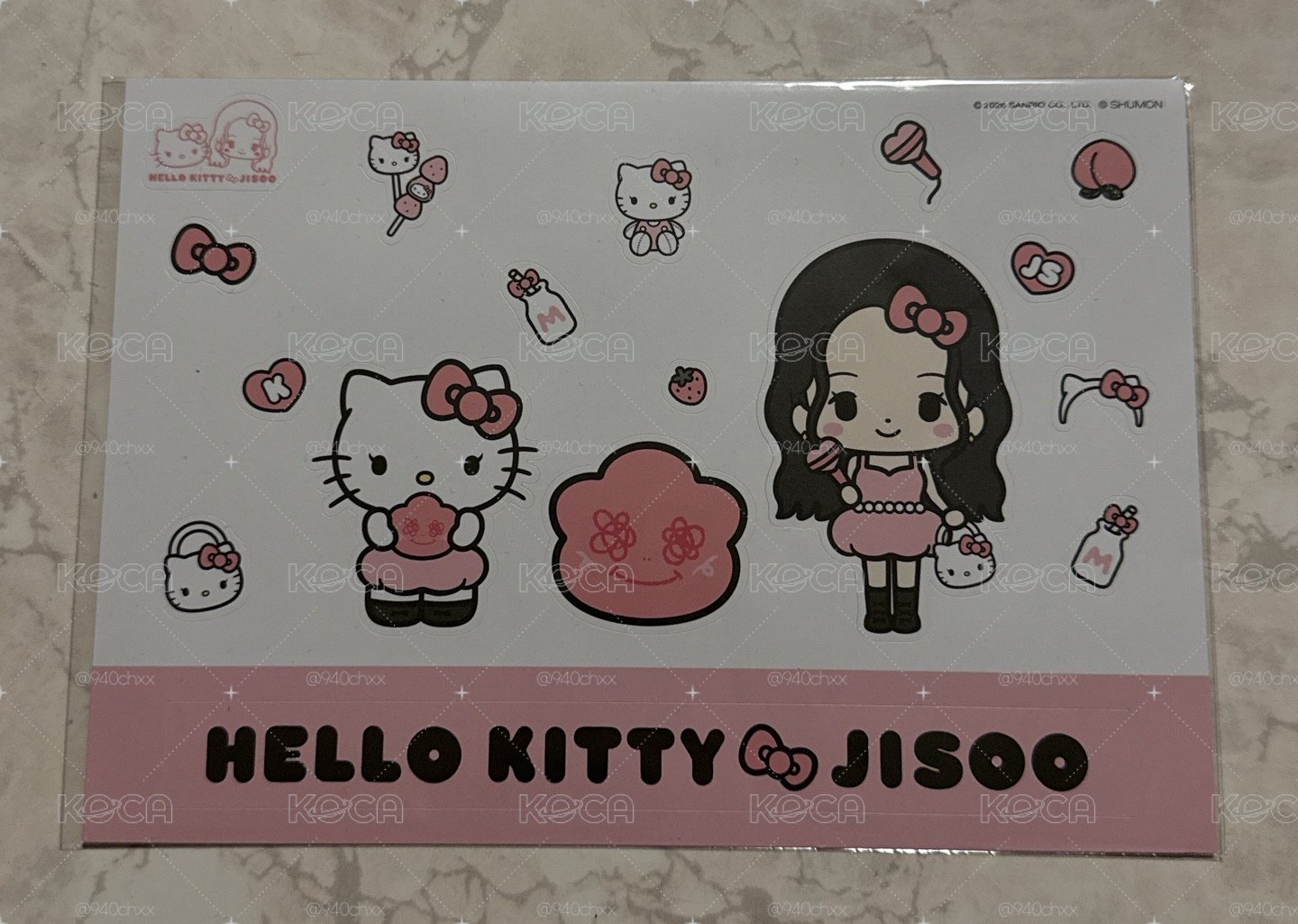 Jisoo x Kitty 台北快閃滿額貼紙