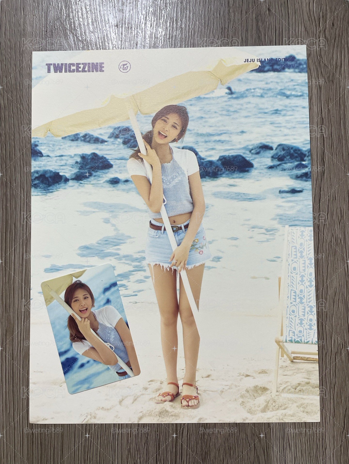 Twice_Jeju濟州島子瑜大小卡