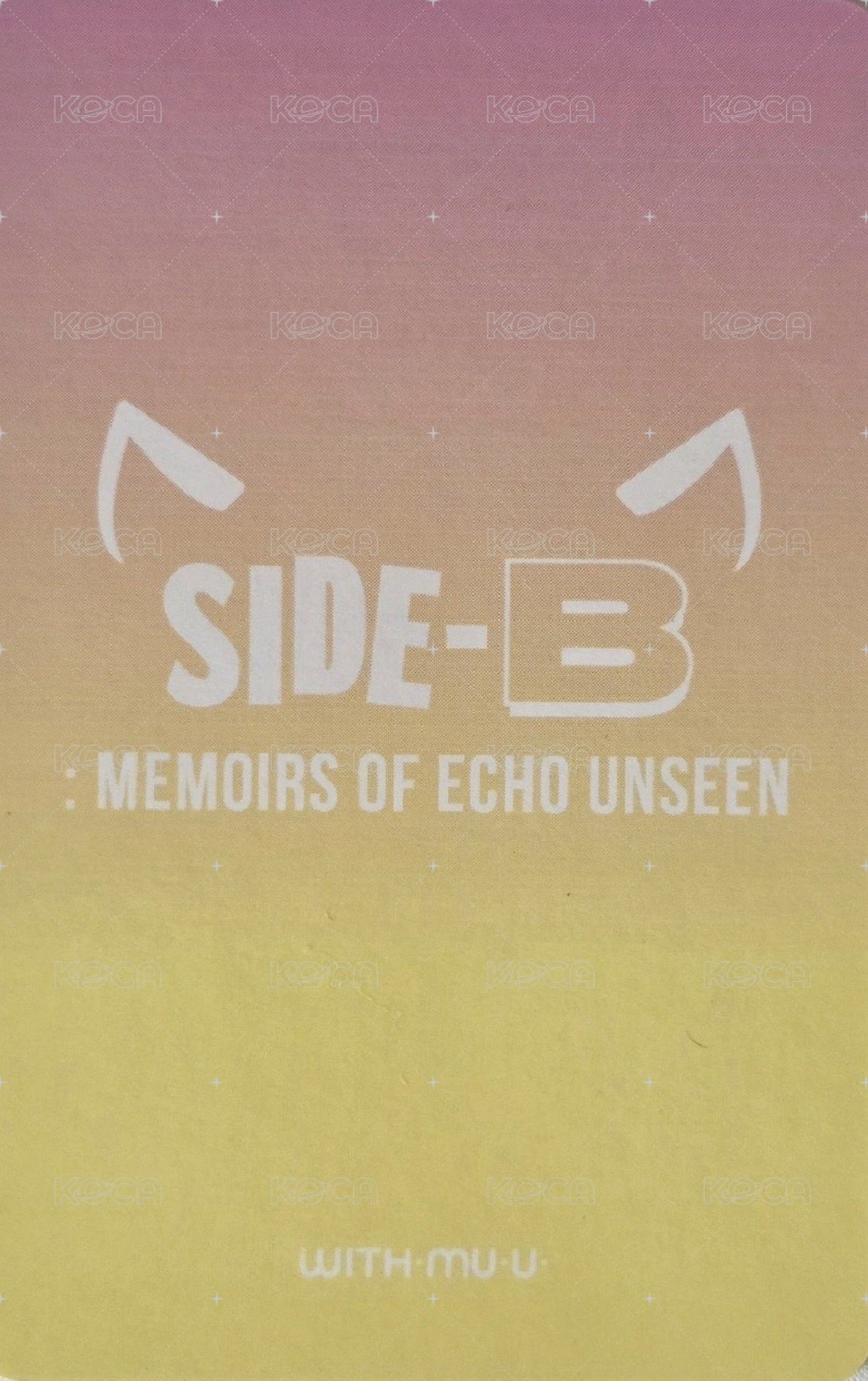 side-B wm 5.0 幸運卡  背面