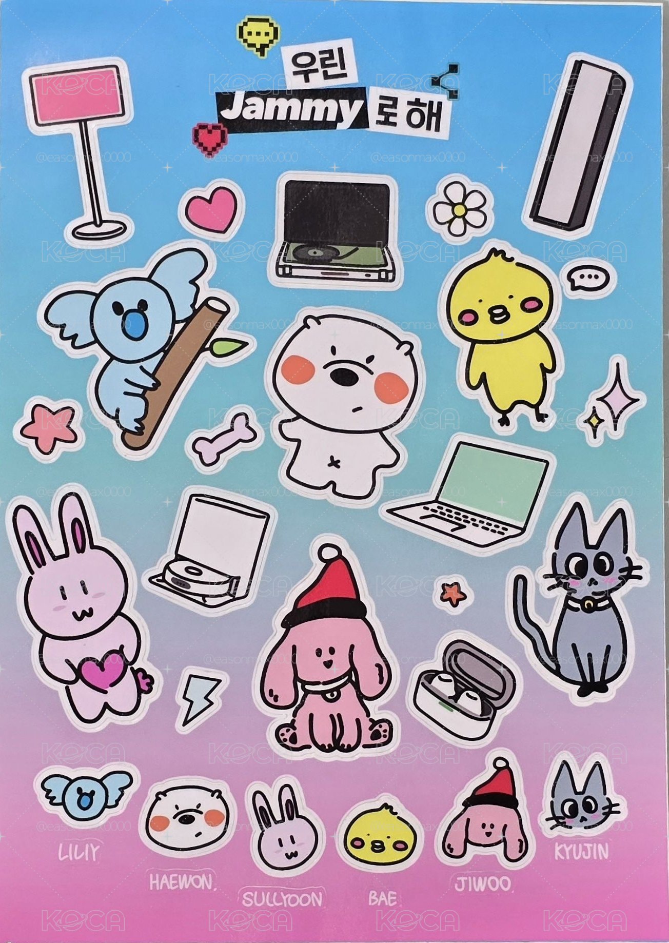 NMIXX JAMMY 聯名貼紙