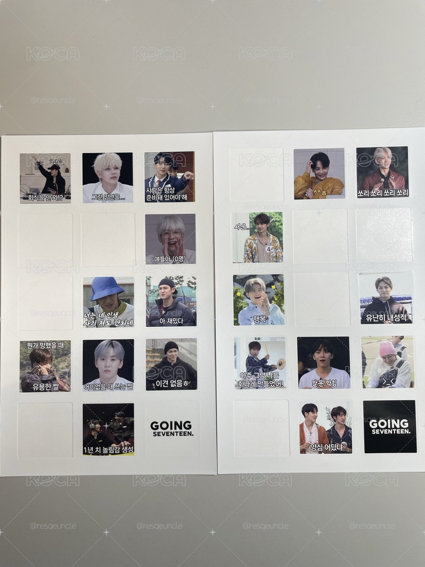 [SEVENTEEN] NaNa Tour 紙膠帶 & 貼紙包 + GOING SEVENTEEN 貼紙包