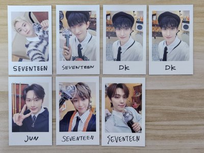 SEVENTEEN 日本見面會 FM Holiday 拍立得 Jun 俊輝 Hoshi 順榮 DK 碩珉 明浩 Dino