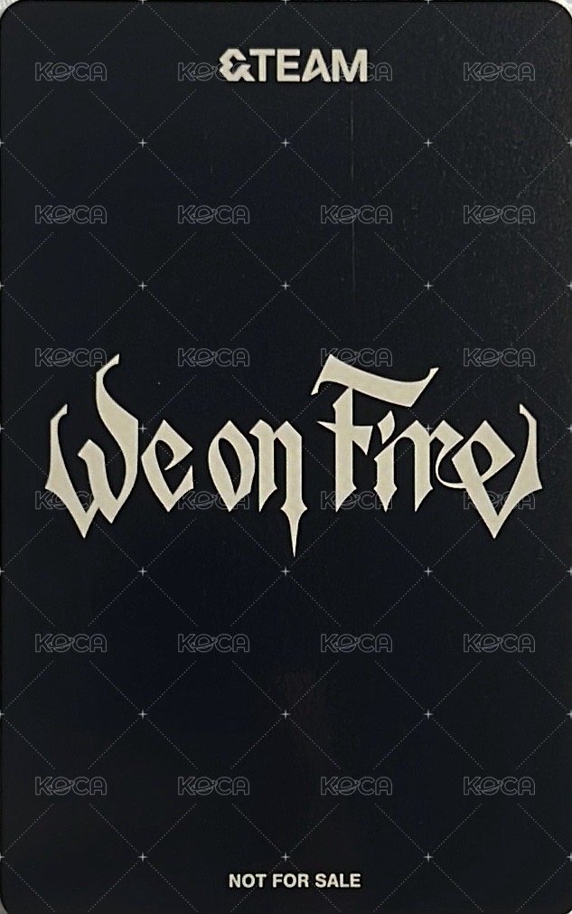 WOF 日咖 簽售卡 p簽卡 背面