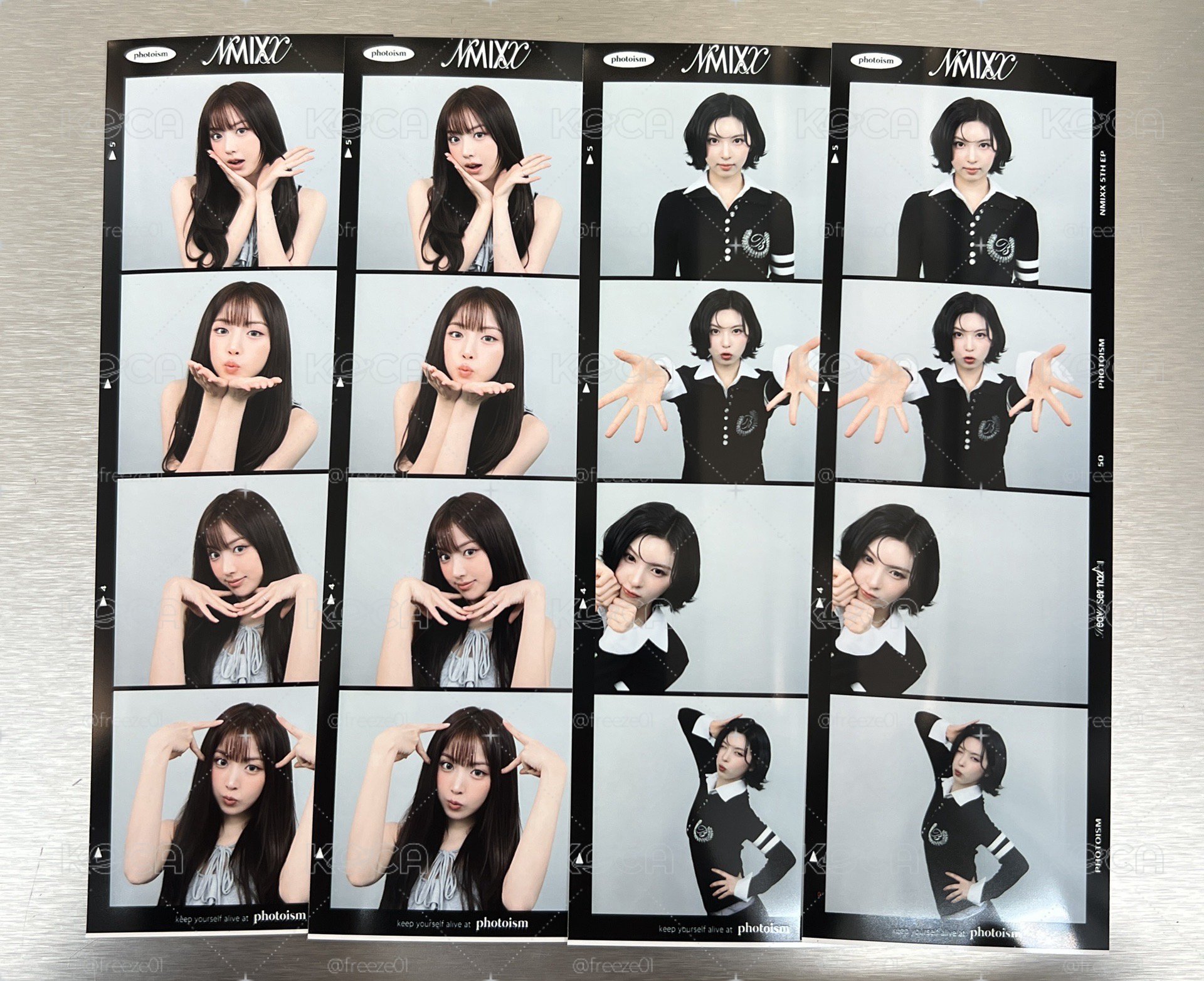 5/31出貨 NMIXX 代印 Heavy Serenade snapism 人生四格 貼紙 小卡，實體更新圖三