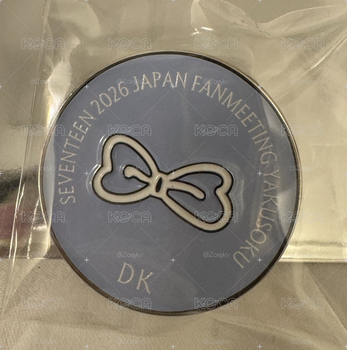 Seventeen 李碩珉 DK 蝴蝶結徽章 日本飯咪週邊 5/26出貨