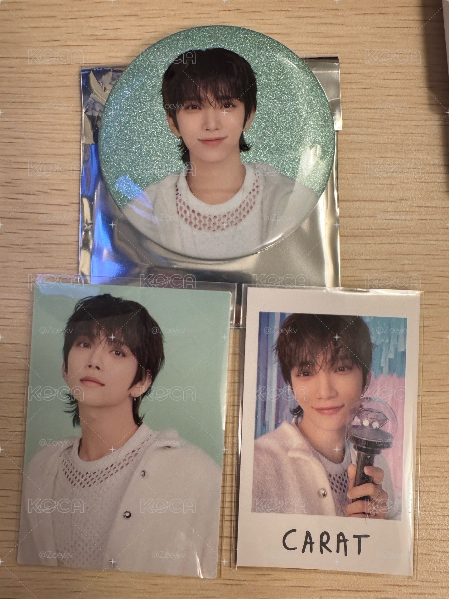 Seventeen Joshua 徽章 拍立得 卡包卡 日本飯咪週邊set 5/26出貨