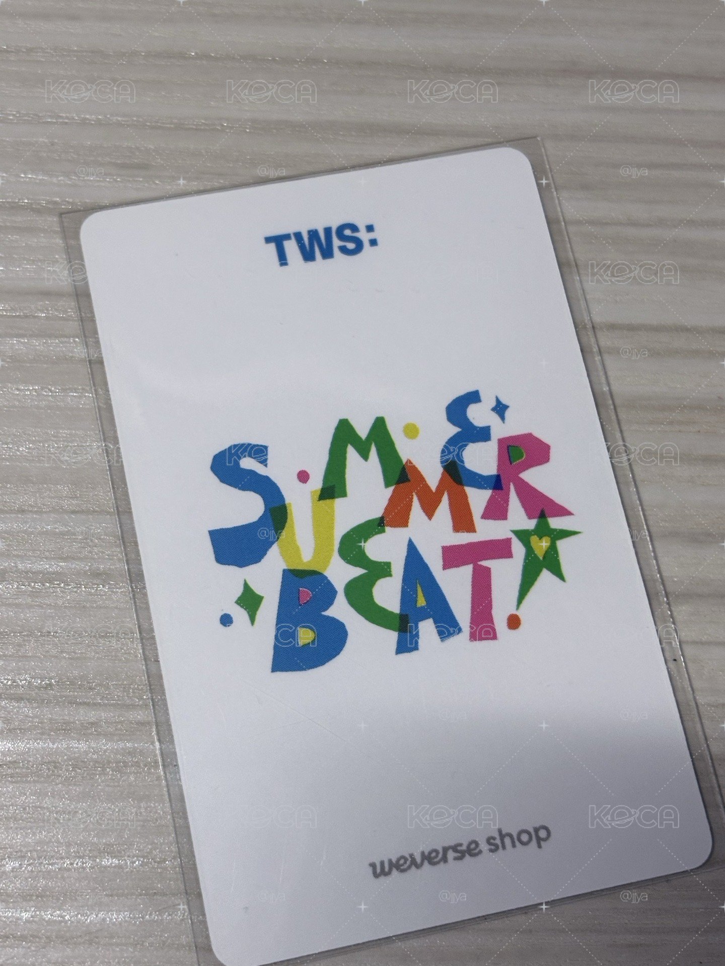 Tws 金道勳 迷二 小卡