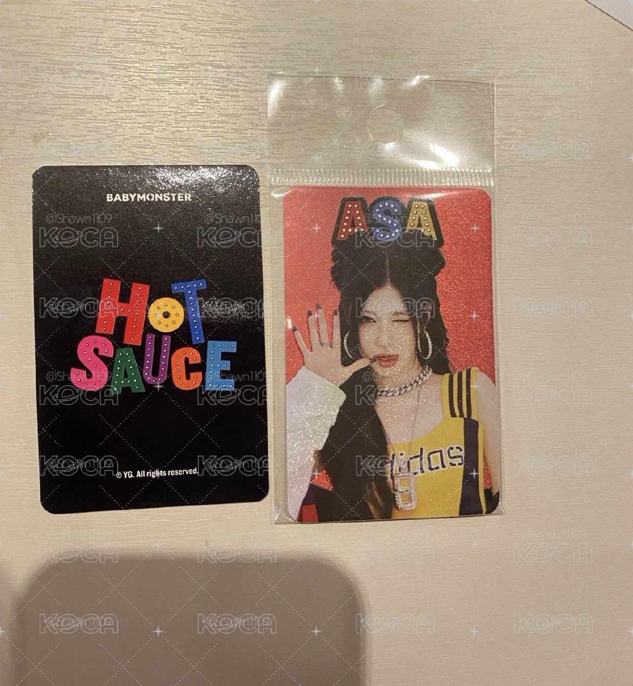 閃卡hot  sauce Asa杏  角