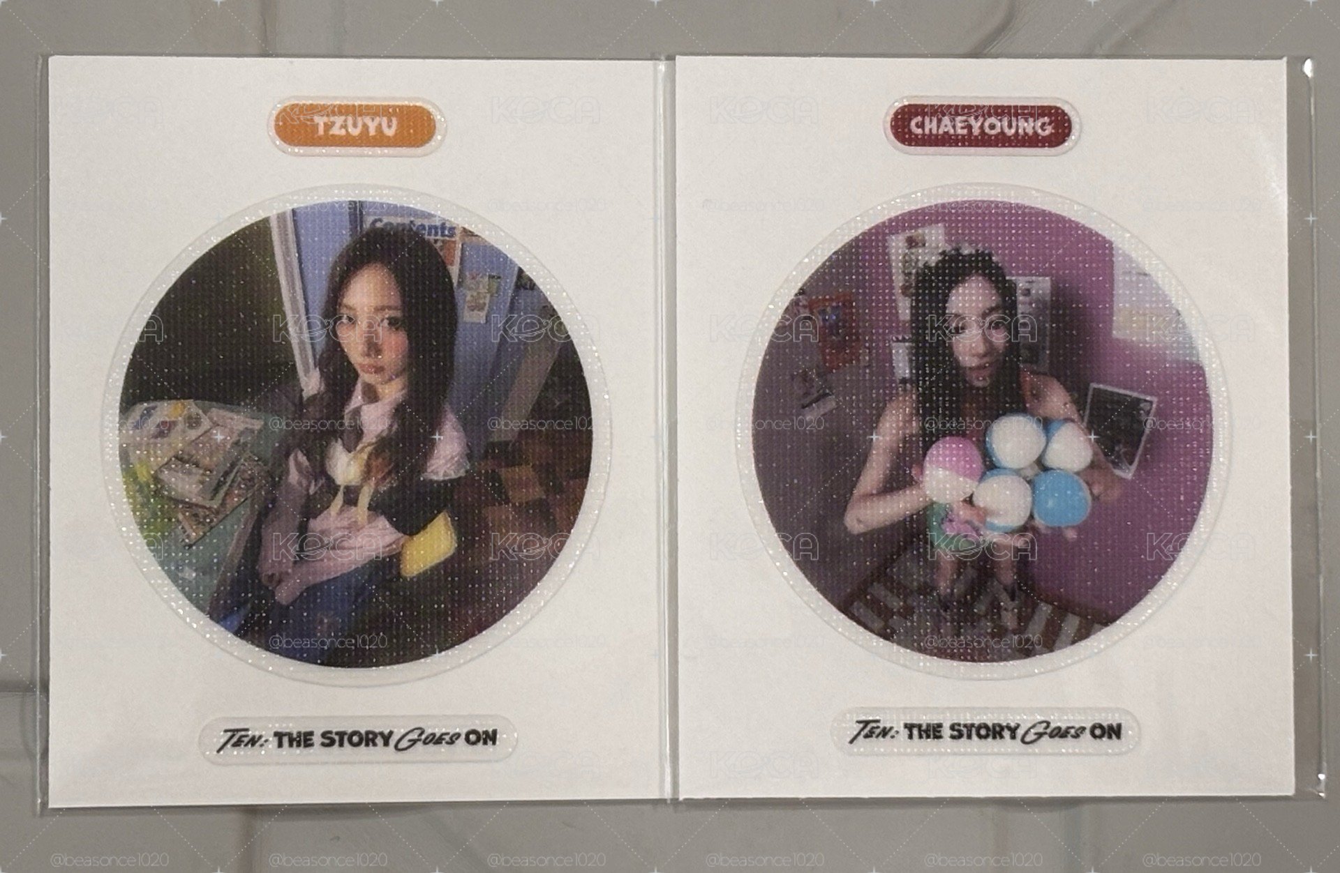 TWICE 特四 貼紙 孫彩瑛 周子瑜