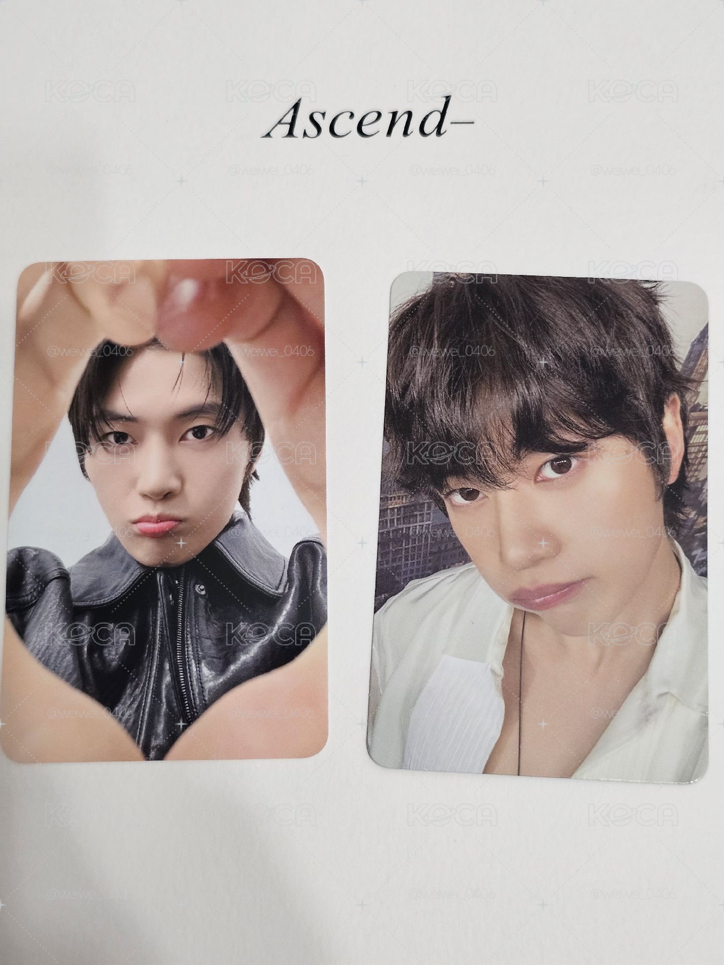 馬修 迷六 LENTICULAR KEYRING ver. 專輯卡 HEART /10ver.專卡 