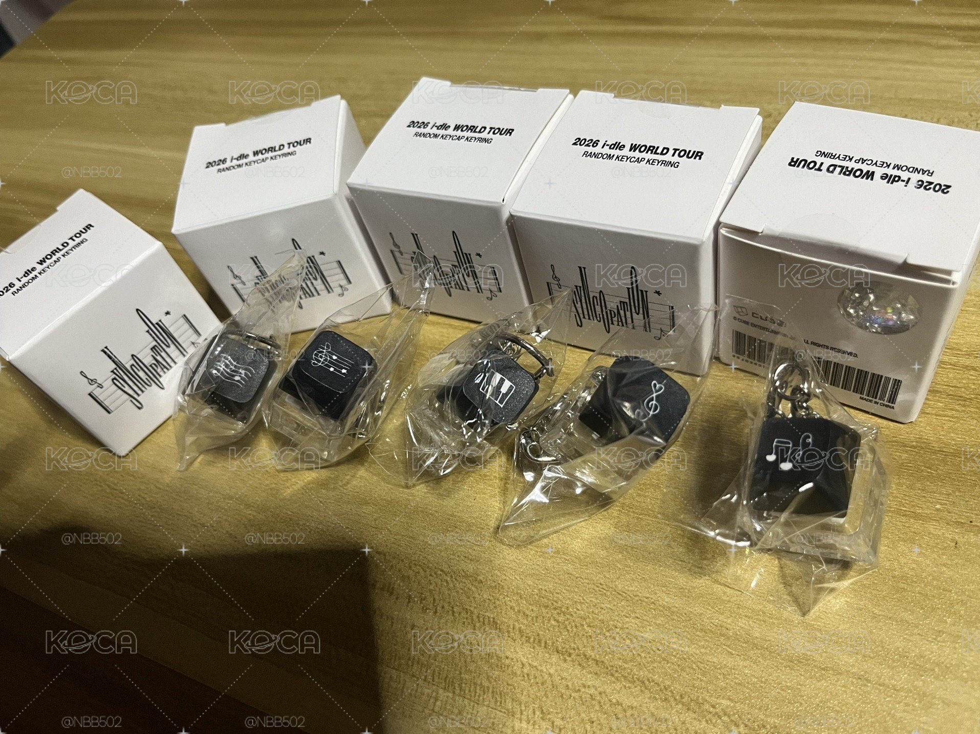（🏰現貨）I-dle 世巡 韓場 周邊 8帽鍵鑰匙圈