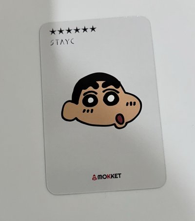 mok貼紙 勢銀seeun（卡背手繪蠟筆小新）