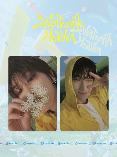 SVT [MINI11:SEVENTEENTH HEAVEN] CARAT ver. 克拉盤 專卡 | 🐸🐶