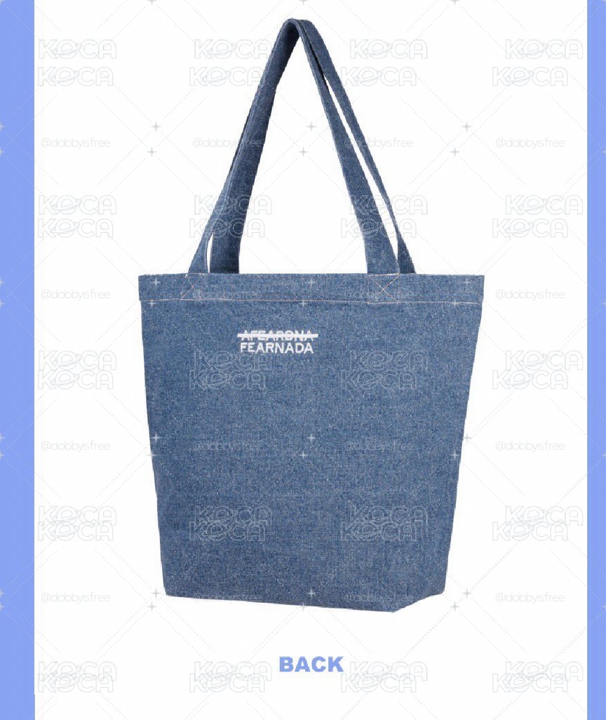 lesserafim 24年Japan 牛仔托特包