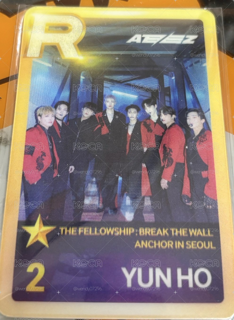 ATEEZ Break the wall 安可場 遊戲卡 變化卡 潤