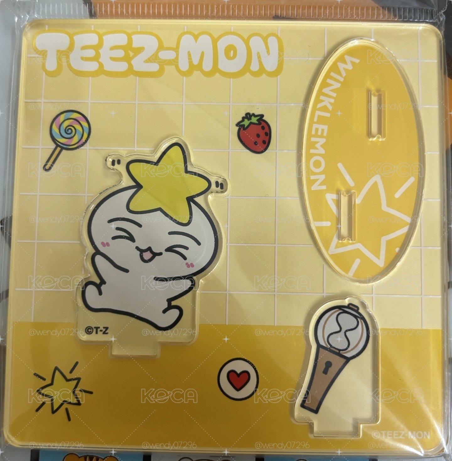 ATEEZ TEEZMON Winklemon 星 立牌