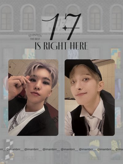 SVT [17 IS RIGHT HERE] 🐯權順榮 幸運卡 | 🍕李碩珉 (北京)簽售卡 
