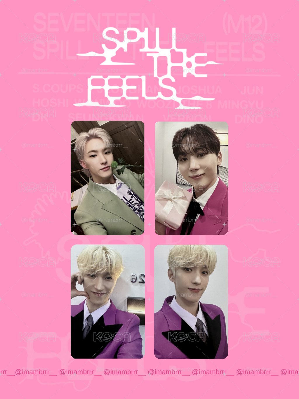 SVT [SPILL THE FEELS] CARAT ver. 克拉盤 專輯卡