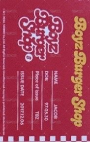 八期會員禮 會員禮卡  背面