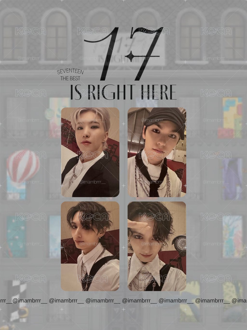 SVT [17 IS RIGHT HERE] 精選專小卡